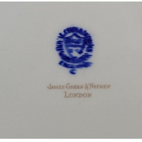 Antique China Platter Willow Pattern by Royal Worcester - Picture 3 of 5